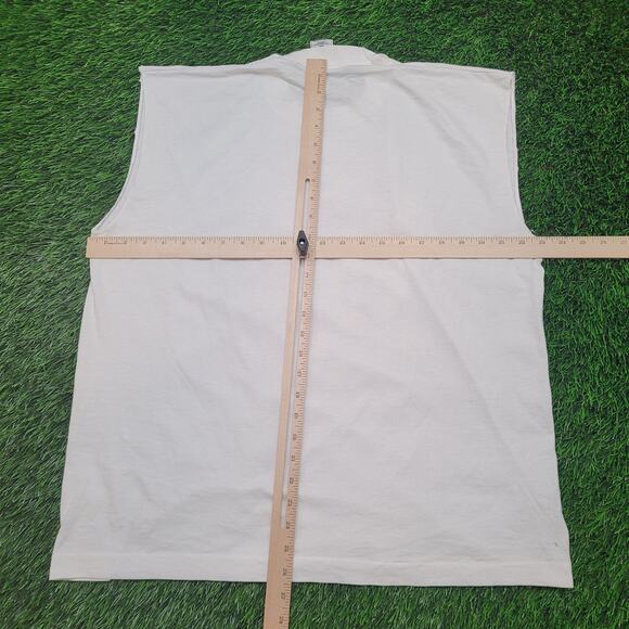 Vintage 90s "Mr. I Can Fix Anything" Funny Cut-Off T-Shirt Large Biker Gag Gift - Picture 8 of 12